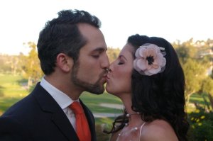 At our reception we threw in California in January for our family and friends after he just moved down to be with me. 